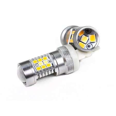 RACE SPORT 3157 Hi-Power Switchback Led Replacement Bulbs (White/Amber) (Pair) Pr RS3157HPWY